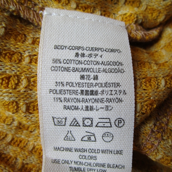 Free People Yellow Crop Sweater - Picture 8 of 8